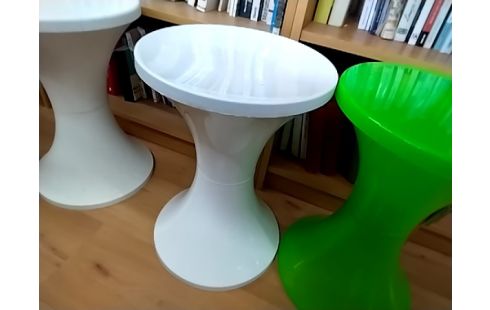 TABOURET TAM TAM BLANC