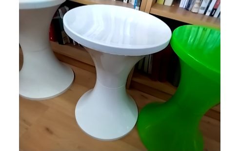 TABOURET TAM TAM BLANC