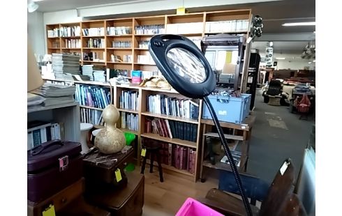 LOUPE LUMINEUSE SUR PIED