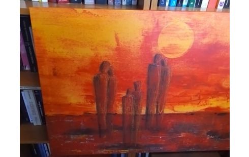 CADRE ORANGE PERSONNAGE