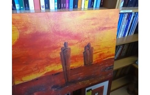 CADRE ORANGE PERSONNAGE