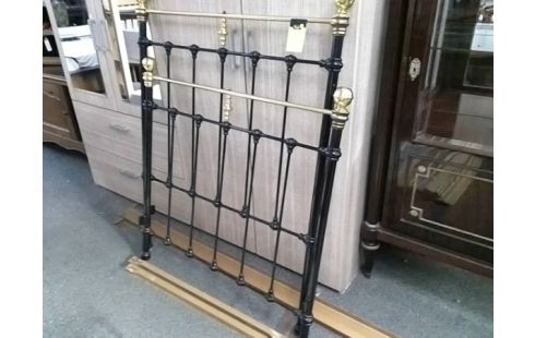 LIT METAL NOIR 90X190 SANS SOMMIER