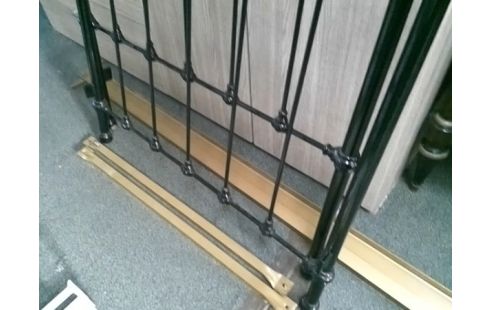 LIT METAL NOIR 90X190 SANS SOMMIER