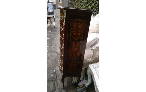 KOMMODE MIT SIEBEN SCHUBLADEN INTARSIE