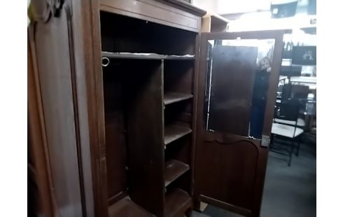 ARMOIRE 2 Portes Style Lxv Chêne