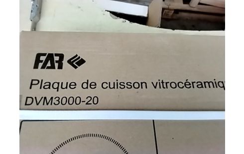 PLAQUE DE CUISSON FAR VITROCÉRAMIQUE NEUVE