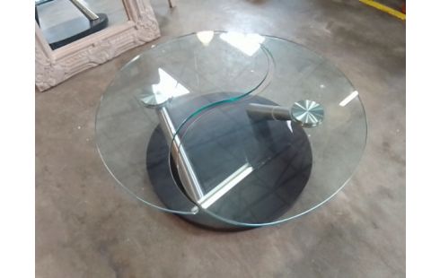 TABLE BASSE VERRE MODULABLE