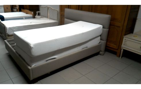 CAMA 160X200 ELÉCTRICO TEJIDO GRIS