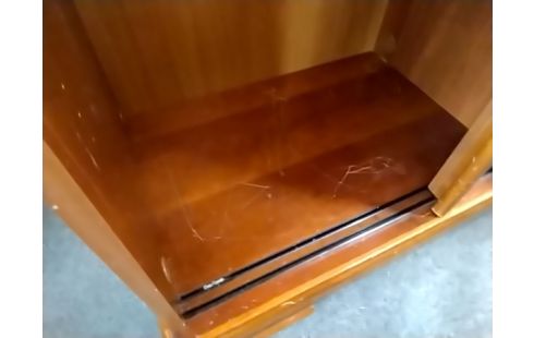 ARMOIRE PORTES COULISSANTES QQ RAYURES