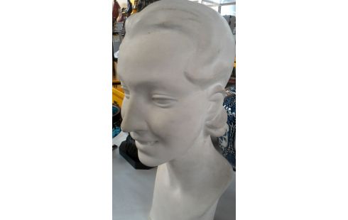 BUSTE VROUW WIT PLAASTER