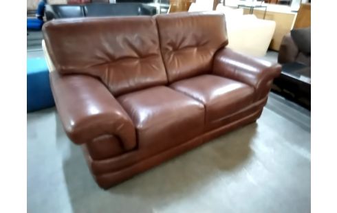 CANAPE CUIR 2 PLACES