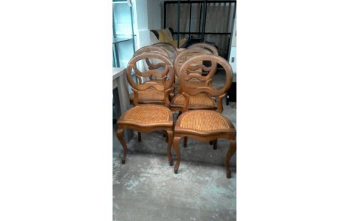 LOT DE 6 CHAISES