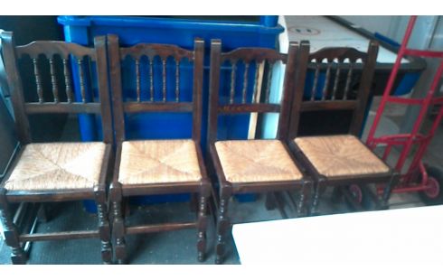 LOT DE 4 CHAISES