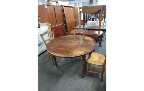 TABLE A VOLETS CHENE