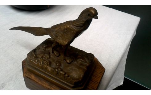 DECO-OBJECT BRONS FAZANT