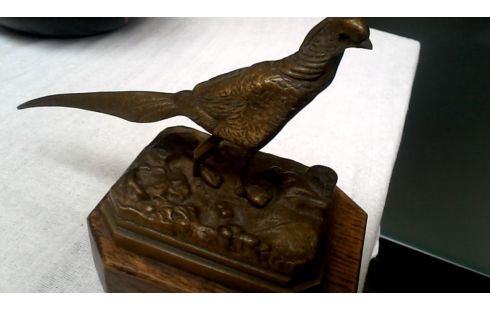 DECO-OBJECT BRONS FAZANT