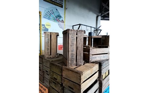 CAISSE A POMMES, BOIS