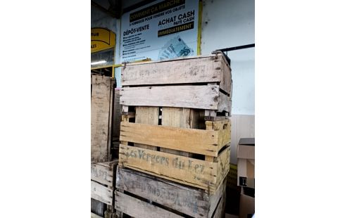 CAISSE A POMMES, BOIS