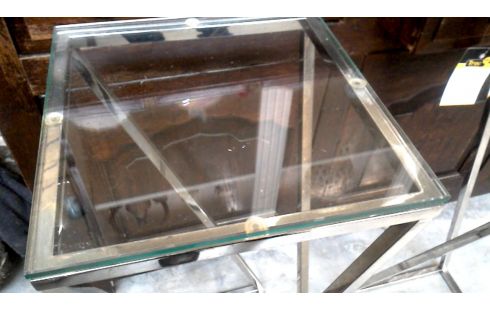 MESA DE SERVICIO CROMO HIELO