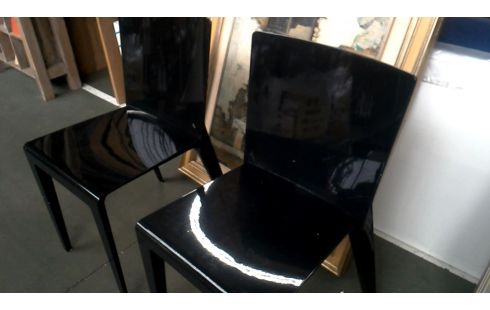 STOEL LOT VAN 2 ZWART