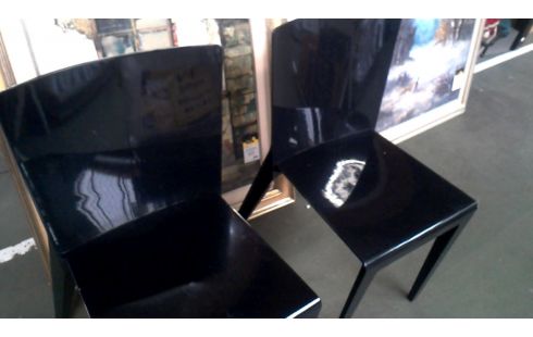 STOEL LOT VAN 2 ZWART