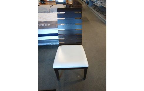 6 CHAISES TEINTE WENGE SKAI