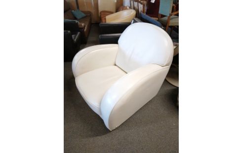 FAUTEUIL STYLE CLUB ECRU