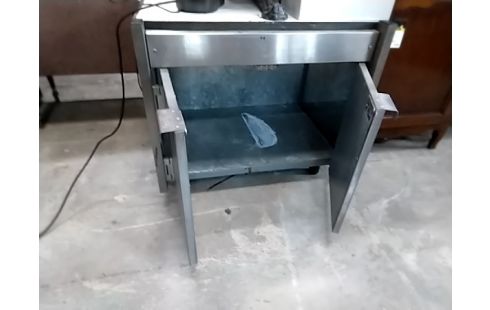 MEUBLE BAS Inox 2 portes