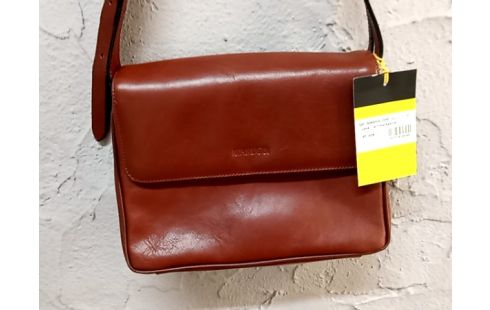 SAC BANDOULIERE cuir camel arthur&aston