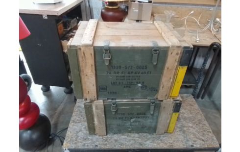 CAISSE BOIS MILITAIRE GM