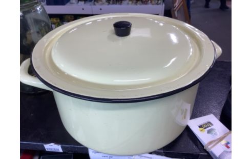 FAITOUT Vintage émaillé jaune