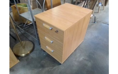 CAISSON DE BUREAU 3 TIROIRS + CLE