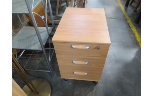 CAISSON DE BUREAU 3 TIROIRS + CLE