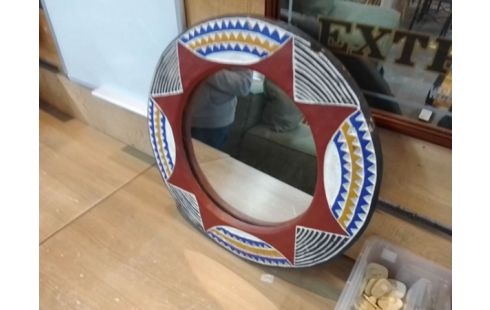 MIROIR OVALE CÔTE D'IVOIRE EN L'ETAT