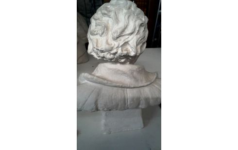 BUSTE TERRACOTA JEAN  MERMOZ