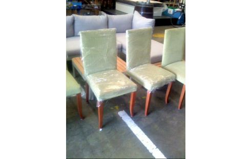 LOTE 6 SILLAS VERDES