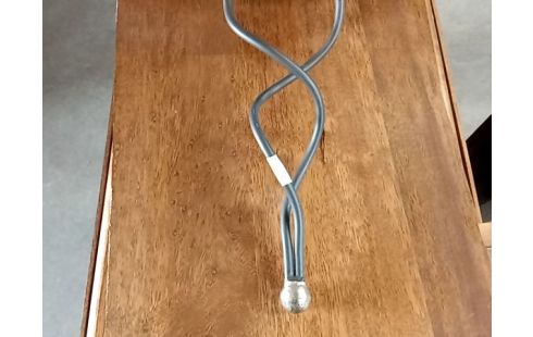 APPLIQUE MURALE verre et metal brun la piece