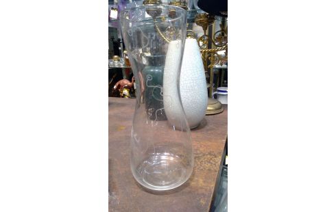 VASE EN VERRE ANNEES  50