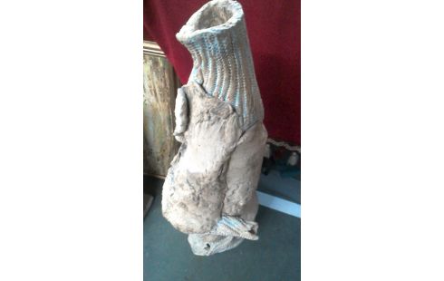 ESTATUA ABSTRACTO TERRA COTTA