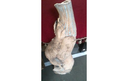 ESTATUA ABSTRACTO TERRA COTTA