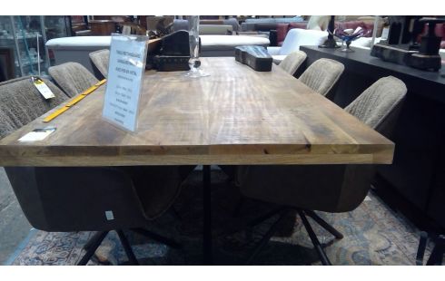 TABLE RECTANGULAIRE MANGUIER MASSIF 220CM