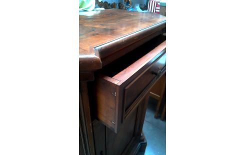 CAISSON LOUPE D'ORME 1 PORTE / 1 TIROIR