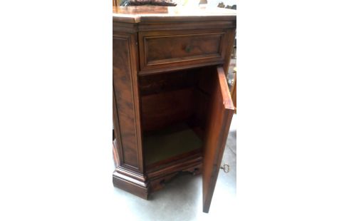 CAISSON LOUPE D'ORME 1 PORTE / 1 TIROIR