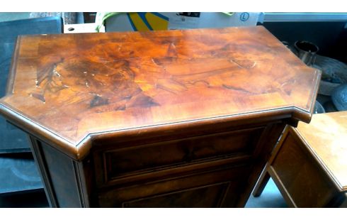 CAISSON LOUPE D'ORME 1 PORTE / 1 TIROIR