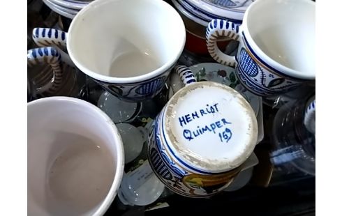 SERVICE A CAFE Ancien Quimper