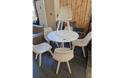 LOT DE 6 CHAISES ASSISE EN L'ÉTAT