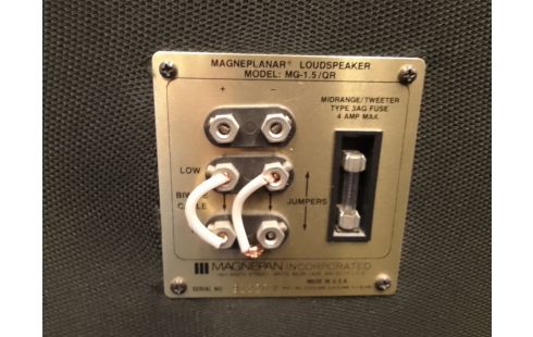 ENCEINTE MAGNEPLANAR MG1.5 LA PAIRE
