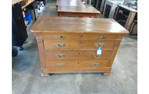 COMMODE 4 TIROIRS BOIS MASSIF