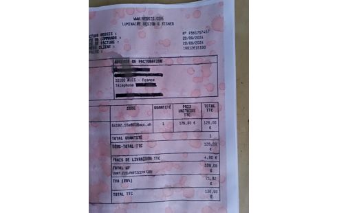 LUMINAIRE MODERNE LED 55 CM