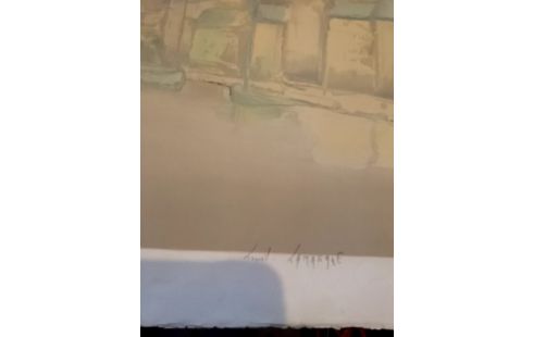 LITHOGRAPHIE LOUIS LAMARQUE